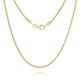 thumbnail image 1 of Collar Rewizoo de cadena de cuerda de oro 14K (16-26 pulgadas), 1 of 9