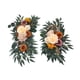 thumbnail image 4 of 2 Piezas Guirnalda para Arco de Boda Flores Artificiales Arreglo de Rosas de Seda Decoración de Centro de Mesa Adecuada para Ceremonias Recepciones Fo Marrón, 4 of 5