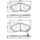 thumbnail image 3 of Pastillas Freno para auto Jeep Wrangler 2018-2023 Delantero, 3 of 5