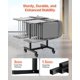 thumbnail image 3 of Sillero plegable VEVOR con forma de T, 200 kg de capacidad, 3 of 9