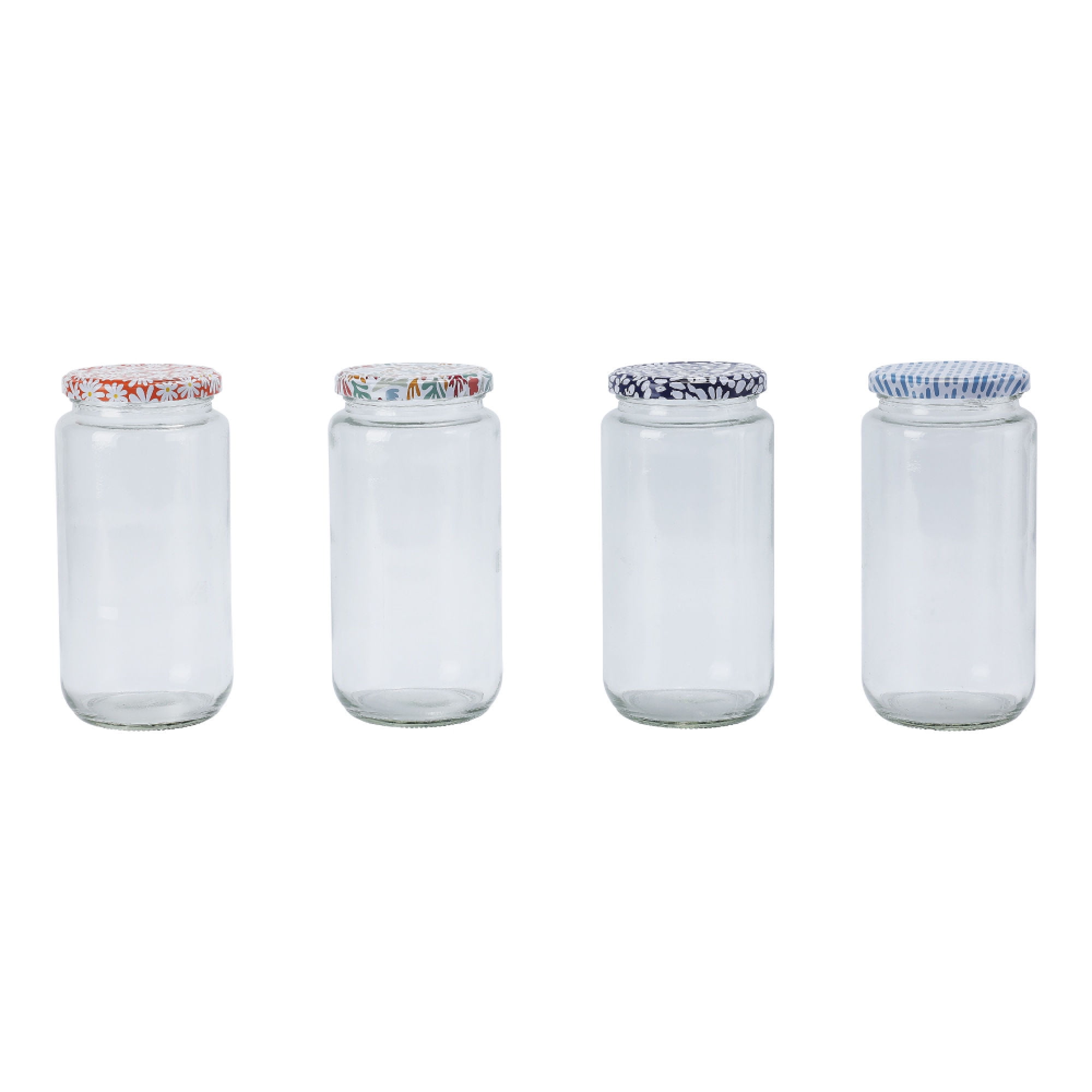 Frasco 1l Diseño Vidrio 1 Pieza, Color Surtido 1 Un Haus