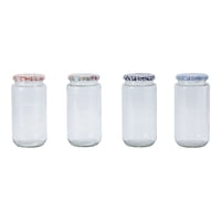 Frasco 1L Diseño Vidrio 1 Pieza, Color Surtido 1 Un Haus