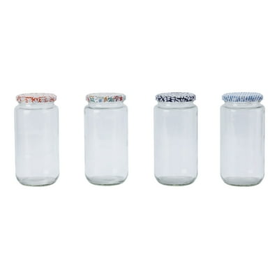 Frasco 1L Diseño Vidrio 1 Pieza, Color Surtido 1 Un Haus