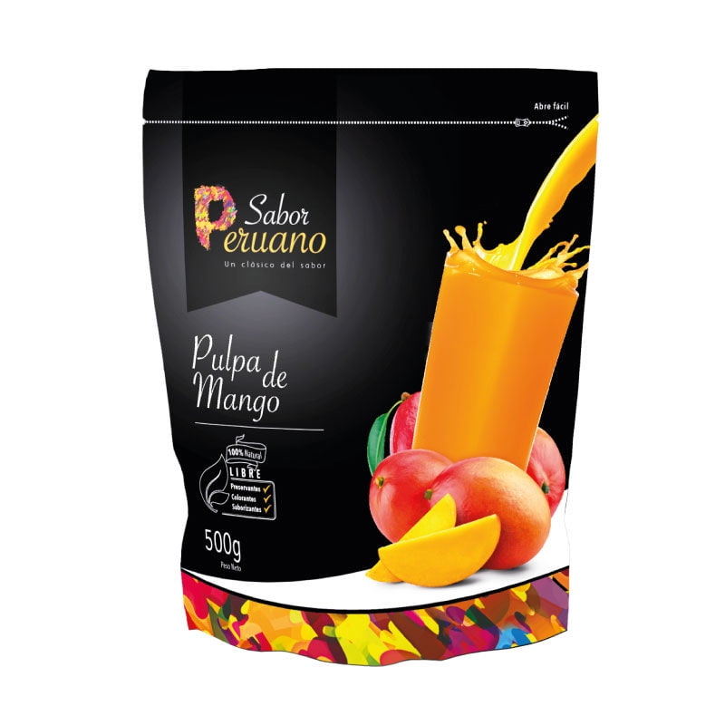 Pulpa De Mango 500 g Sabor Peruano