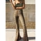 thumbnail image 5 of Calza Flare Mujer Animal Print Primavera Verano Tiro Alto 7025, 5 of 5