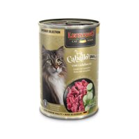 Lata Leonardo Gatos Caballo Con Calabacín 400 Grs. X6 Un.