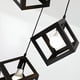 thumbnail image 3 of Lámpara Colgante Techo Minimalista Cubos Negro 3 Luces Jhn, 3 of 3