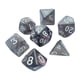 thumbnail image 5 of Juego De Dados Poliédricos De 7 Piezas Juego De Dados Para Juegos De Fiesta Juego De Mesa Juego De Cartas Negro Y Violeta, 5 of 5