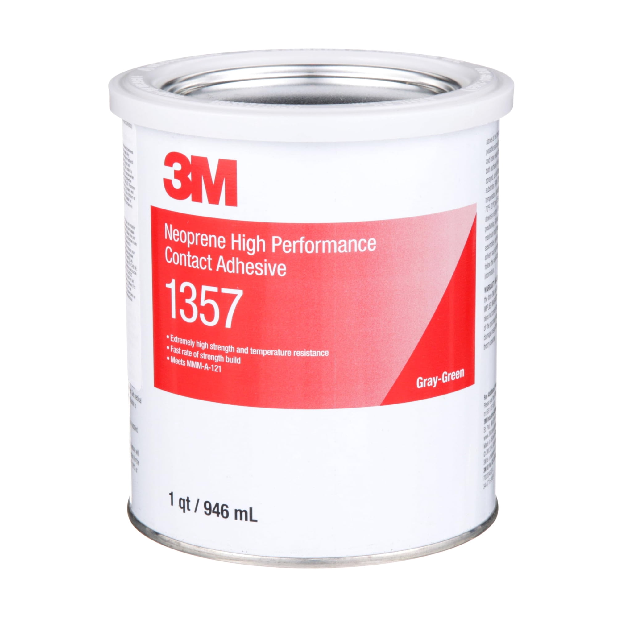 Adhesivo De Contacto 3m Neoprene 1357 Gris-verde 1l