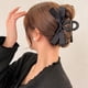 thumbnail image 2 of Elegant Black Bow Hair Claw Clip - Non-Slip Strong Hold for Thick Hair Accessories, 2 of 4
