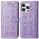 thumbnail image 1 of Funda Cartera FOXDOCK para iPhone 16 Pro Max , Flip PU con Relieve de Gatos y Perros, Tarjetero y Soporte, 1 of 6