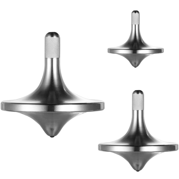 Peonza giratoria CHEETOP de acero inoxidable Perfect Balance, 3 unidades