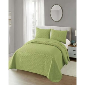 Genérico - Cubrecama Colchas Quilt De Verano King Verde
