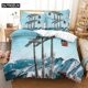 thumbnail image 1 of Hill Digital Bedding Sets Home Bedclothes Super Cover Pillowcase Comforter Textiles Bedding Set bed cover set, 1 of 5