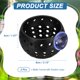 thumbnail image 2 of Uxcell Betta Bulb Hide, Accesorios para Tanques de Bettas con Ventosas Decoración de Acuario para Peces, (2 Piezas, Negro), Destinado para Peces Pequeños / Camarones / Guppy, 2 of 6