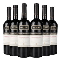 Santa Ema - 6 Vinos Gran Reserva Cabernet Sauvignon, 750 Ml, 13%