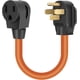 thumbnail image 1 of Cable adaptador para soldador Nema 14-50P a 6-50R, cable de alimentación con enchufe para soldador, resistente, STW 8AWG, 50 A, 250 V, 1,5 pies, 1 of 7