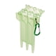 thumbnail image 3 of Caja De Almacenamiento De Dardo De Nylon Portátil Caja De Dardo Transparente Con Hebilla De Bloqueo Verde, 3 of 3