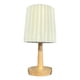 thumbnail image 1 of Lampara De Velador Lampara De Mesa Abanico Madera amarillo, 1 of 3