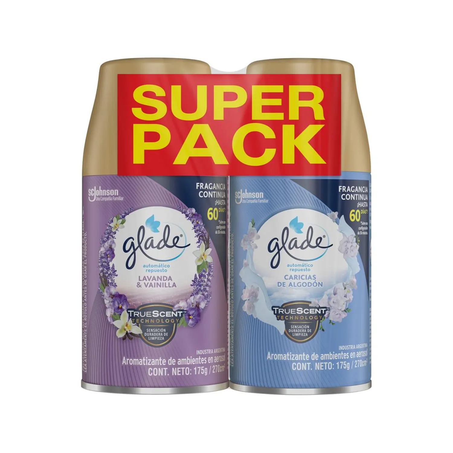 Glade - Super Pack Automatico Repuesto Lavanda Y Vainilla