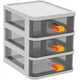 thumbnail image 1 of Cajon Organizador Plegable de Plastico Tranparente, 1 of 3