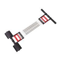 Magideal - Barra De Dominadas Con Resorte Expansor De Pecho, Herramienta De Fitness Con Tensión De Resorte Con 5 Resortes Extraíbles, Ejercitador De Músculos De