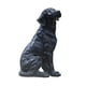 thumbnail image 2 of Estatua De Perro Resina Linda Escultura Animal Creativa Para Sala De Estar Balcón Césped Negro, 2 of 5