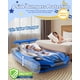 thumbnail image 5 of Cama inflable de viaje para niños pequeños CHERIMOR con parachoques de seguridad y bomba, 5 of 9