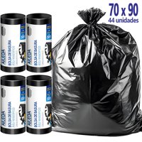Aileda Bolsa De Basura Pequeña 70X90 Cms - Excelente Calidad 1 Rollo Con 11 Unidades (Un Total De 44 Unidades)