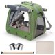 thumbnail image 3 of Transportadora para Aves KREACHUR - Jaula de Viaje Verde con Percha, 3 of 8
