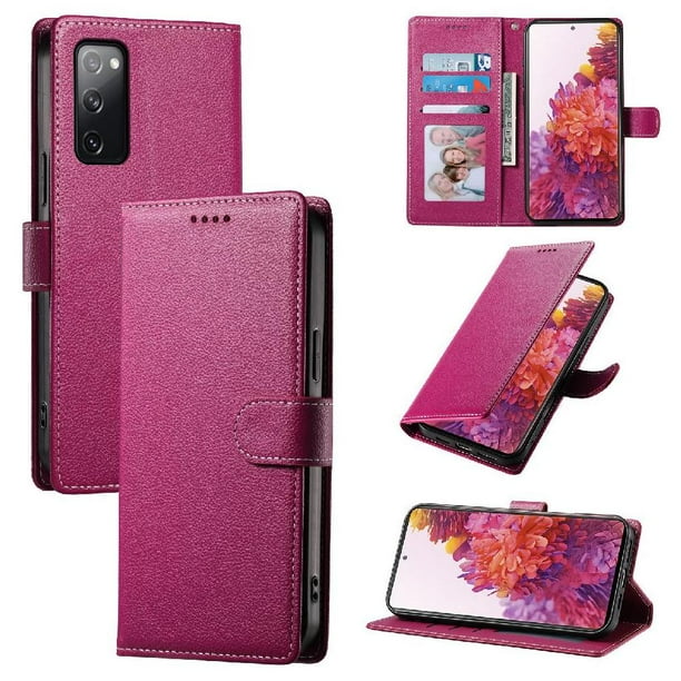 Funda para FOXDOCK Samsung Galaxy S20 FE– Cuero Premium, 3 ranuras para tarjetas, Protección contra impactos
