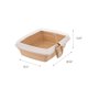 thumbnail image 2 of Caja de arena para gato grande IRIS USA 48x38x15 cm beige, 2 of 7