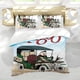 thumbnail image 5 of Sr. Magoo Conjunto de sábanas temático, trío de piezas, cómodo y amigable con la piel, diseño único, regalo de decoración para el hogar para familiares, amigos y fans, 90 cm * 190 cm, 5 of 6