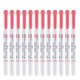 thumbnail image 3 of Iluminadores Zebra Pen Mildliner de doble punta, paquete de 12, rojo suave, 3 of 7