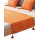thumbnail image 2 of Piecera Sin Fundas Con Pompones Naranja, 2 of 4