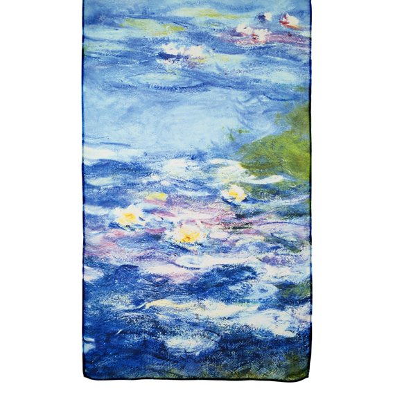 Bufanda Galleria Enterprises Monet Waterlilies 100% poliéster