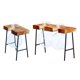 thumbnail image 1 of 2pcs Estante De Madera Maceta Maceta Soporte Soporte De Exhibición Interior, 1 of 6