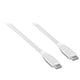 thumbnail image 4 of Cable USB-C INSIGNIA 1,2 m 20 Gbps de nailon trenzado blanco, 4 of 8