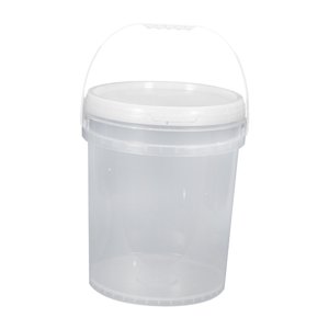 Bothyi - Cubo De Servicios Industriales De Utilidad 25L Claro Para Proyectos De Manualidades De Arte Limpieza Doméstica