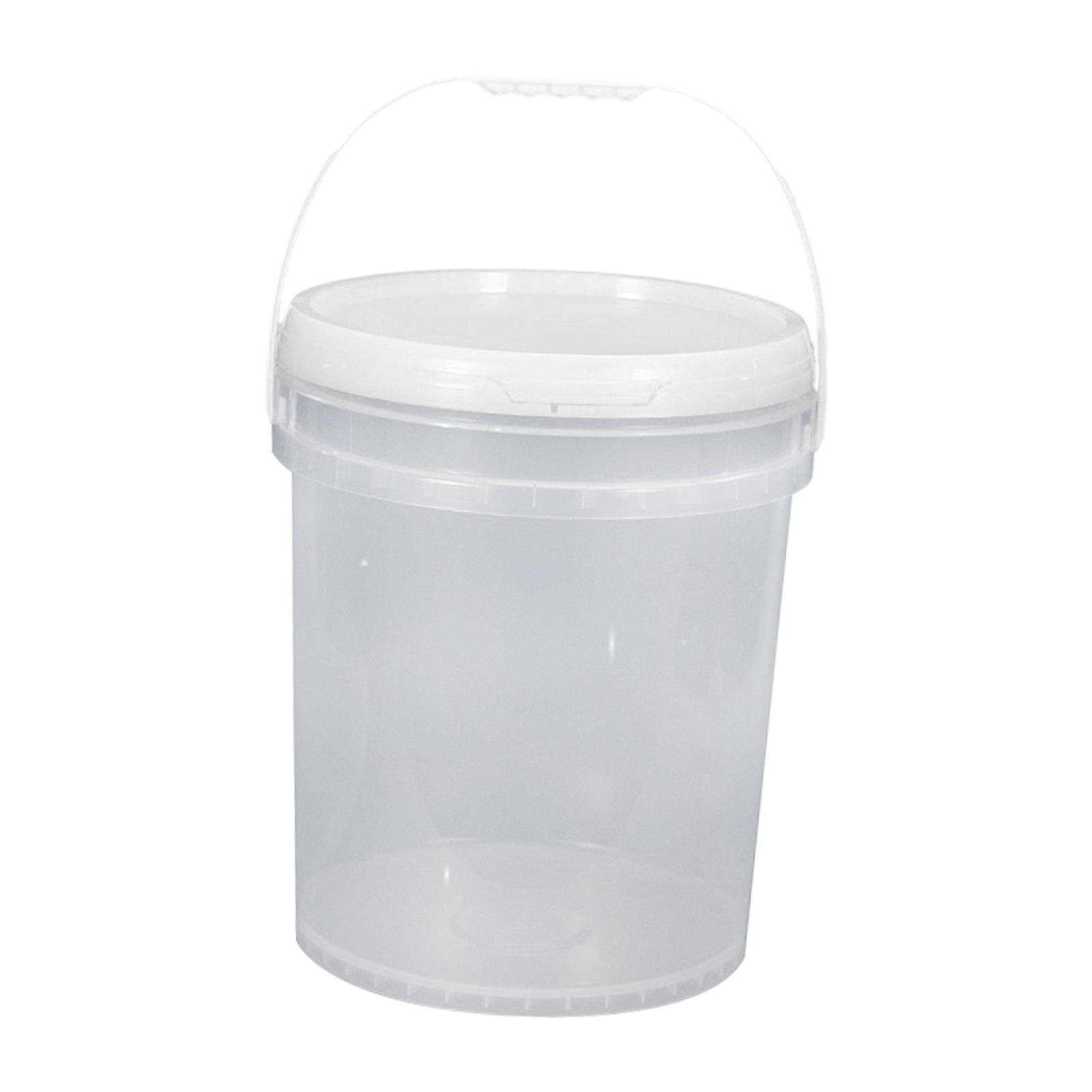 Bothyi - Cubo De Servicios Industriales De Utilidad 25L Claro Para Proyectos De Manualidades De Arte Limpieza Doméstica