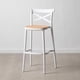 thumbnail image 2 of Pack 2 Taburetes Bar & Terraza Valentino 75 cm | Blanco | Exterior, 2 of 11