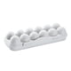 thumbnail image 3 of Apilable 12 Huevos / 18 Huevos Congelador Congelador Frigorífico Contenedor Organizador Bandeja Gris 12 Huevos, 3 of 5