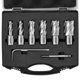 thumbnail image 1 of Juego de cortadores anulares VEVOR Weldon Shank Mag Drill, 6 piezas M2AL HSS, 1 of 9