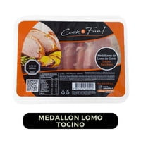 Medallon Lomo Cerdo Refrigerado 500 G Cook & Fun