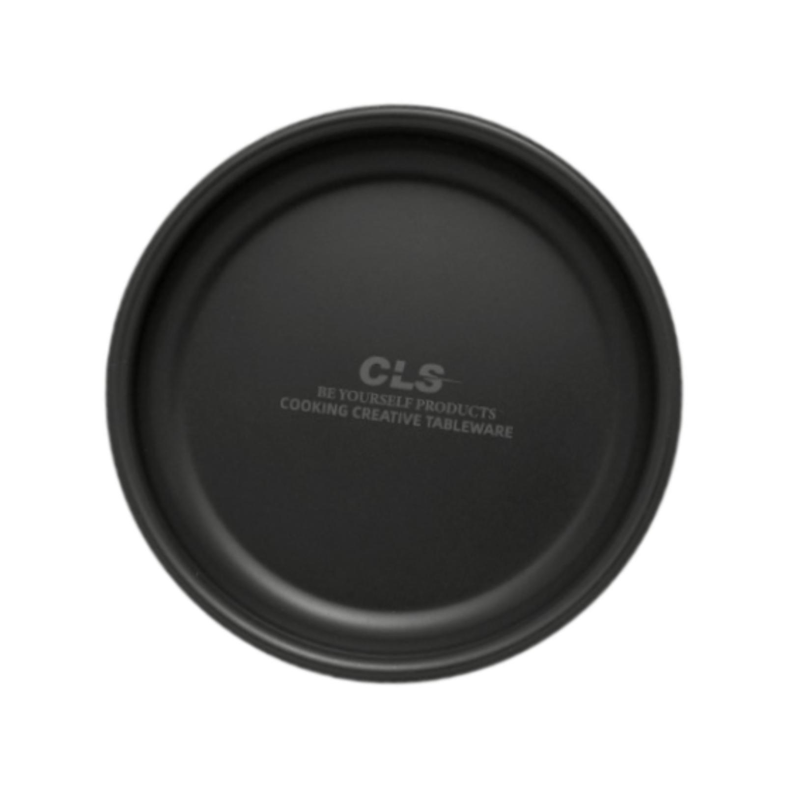 Magideal - Plato De Cocina Para Acampar De 12 Cm De Diámetro, Plato De Cena Portátil Para Acampar, Plato De Campamento Para Viajes De Mochilero, Viajes, Fiestas Negro