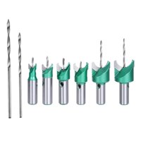 Ioensy - 6 Piezas De Broca De Enrutador De Madera Con 2 Brocas Centrales Duraderas Para Nudos Hábiles De Palisandro