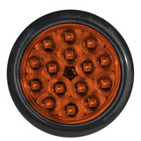 Stark - Foco Trasero Led 4 Pulg Ambar 12 Y 24 Volts