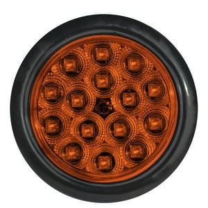 Stark - Foco Trasero Led 4 Pulg Ambar 12 Y 24 Volts