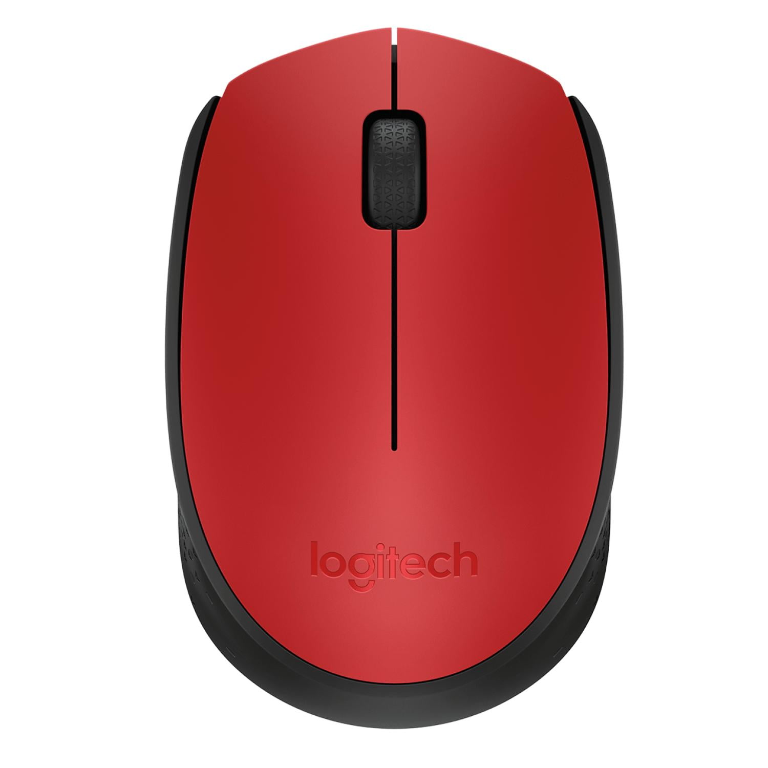 Logitech - Mouse Inalambrico Usb Pequeño Oficina M170 Rojo