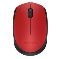 Logitech - Mouse Inalambrico Usb Pequeño Oficina M170 Rojo